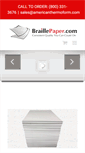 Mobile Screenshot of braillepaper.com